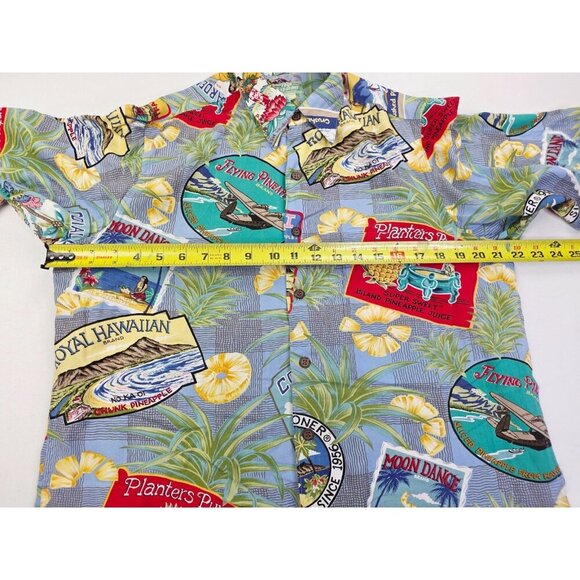 Reyn Spooner Hawaiian Traditionals Size Small Mens Rayon Short Sleeve Shirt - Picture 3 of 8